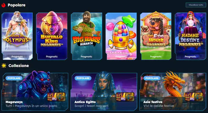 Funzybets Casino Giochi